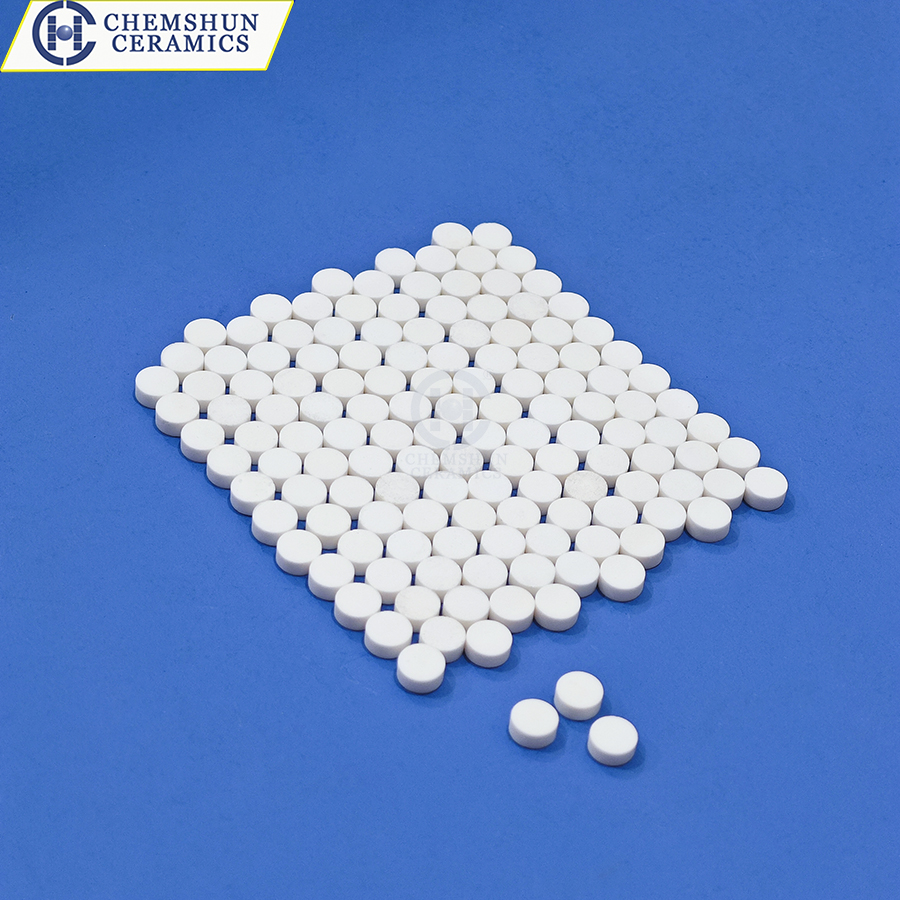 China Alumina Ceramic Disc Wafer For Rubber Vulcanization Manufacturers And Suppliers Chemshun